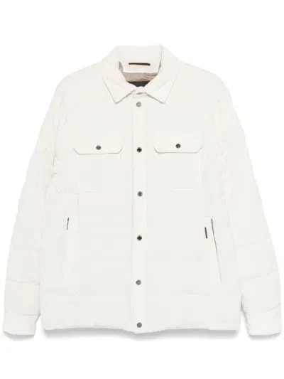 Moorer Veton Padded Jacket In White