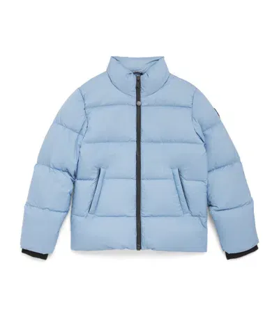 Moose Knuckles Kids' Down-filled King Puffer Coat In Blue