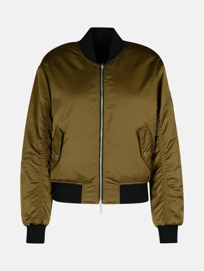 Moose Knuckles 'jet' Green Polyester Bomber Jacket