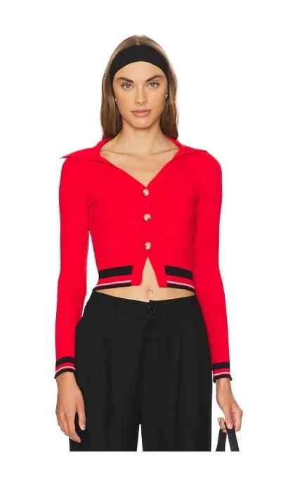 More To Come Keegan Cardigan In Red