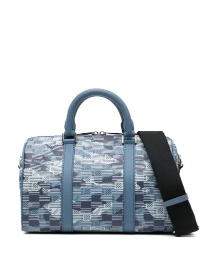 Moreau Boston Travel Shoulder Bag In Blue