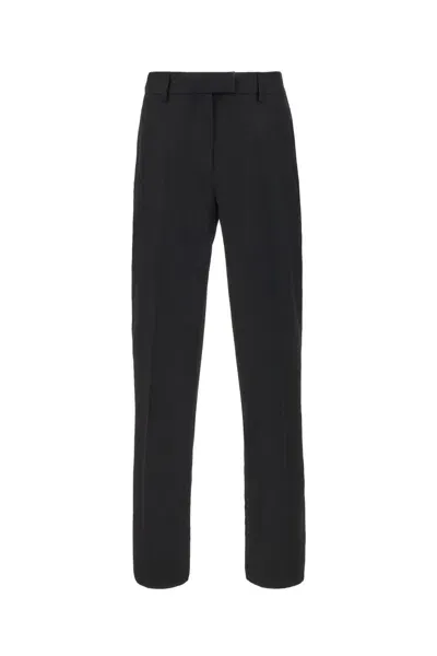 Moschino Black Wool Pant In A0555