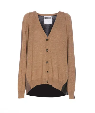 Moschino Cardigans In Beige