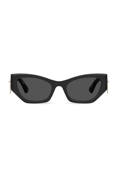 Moschino Eyewear Cat Eye Frame Sunglasses In Black