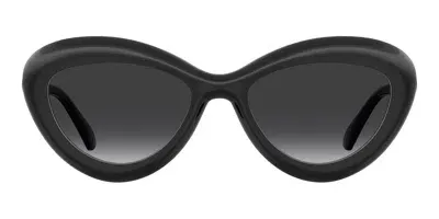 Moschino Eyewear Cat Eye Frame Sunglasses In Black