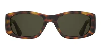 Moschino Eyewear Rectangle Frame Sunglasses In Multi