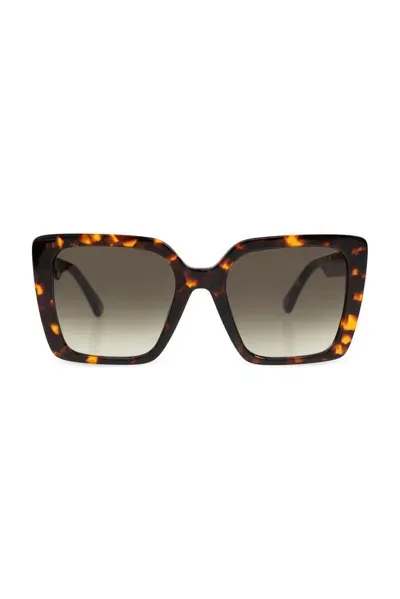 Moschino Eyewear Square Frame Sunglasses In Multi