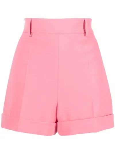 Moschino High-waisted Shorts In Pink