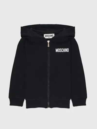 Moschino Babies' Sweater  Kids Color Black In Schwarz