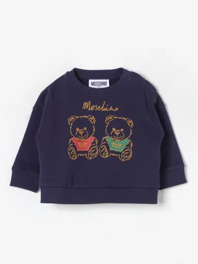 Moschino Babies' Sweater  Kids Color Blue In Blau