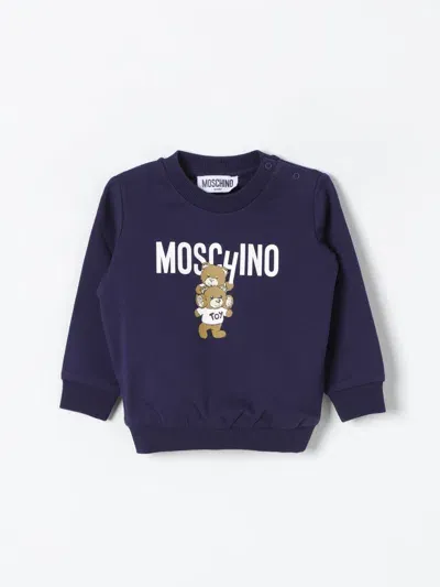 Moschino Babies' Sweater  Kids Color Blue In Blau