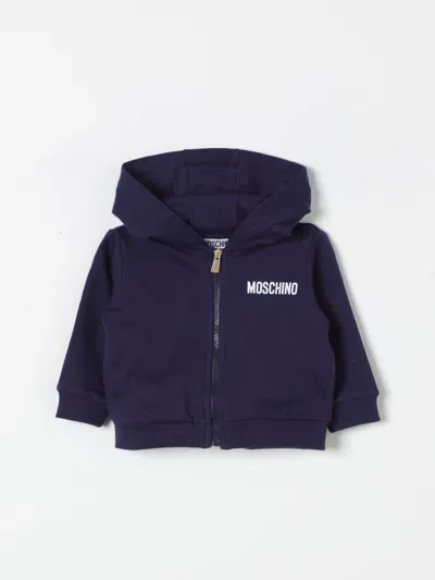 Moschino Babies' Sweater  Kids Color Blue In Blau