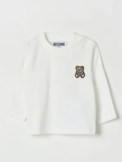 Moschino Babies' Sweater  Kids Color White In Weiss