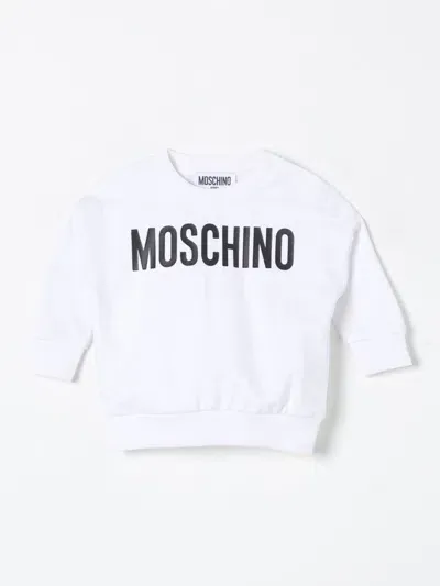 Moschino Babies' Sweater  Kids Color White In Weiss