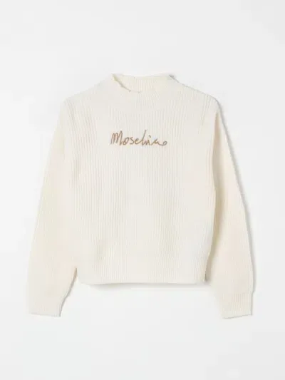 Moschino Sweater  Kids Color White In Weiss