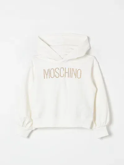 Moschino Sweater  Kids Color White In Weiss