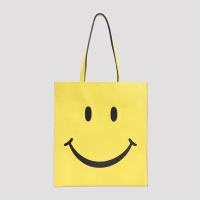 Moschino Tote Bag In Yellow