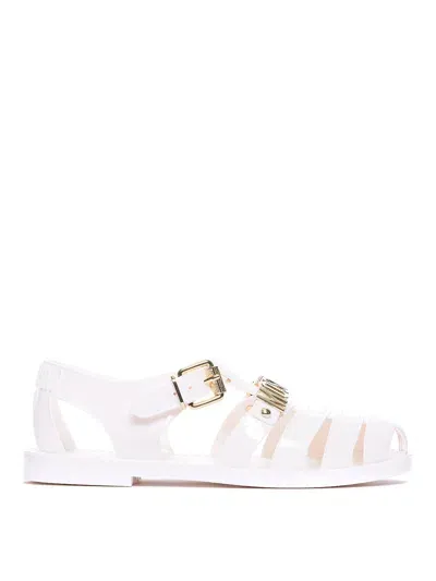 Moschino Flats In White