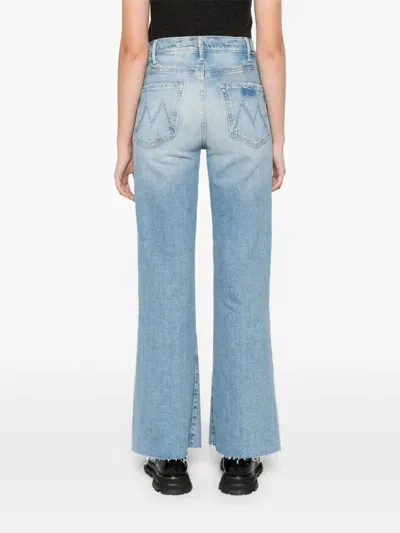 Mother Stretch Denim The Smarty Pants Jeans In Blue