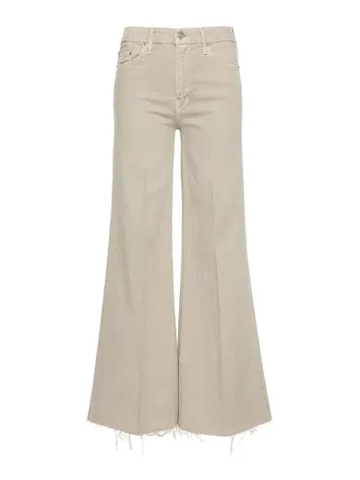 Mother Straight Leg Jeans In White