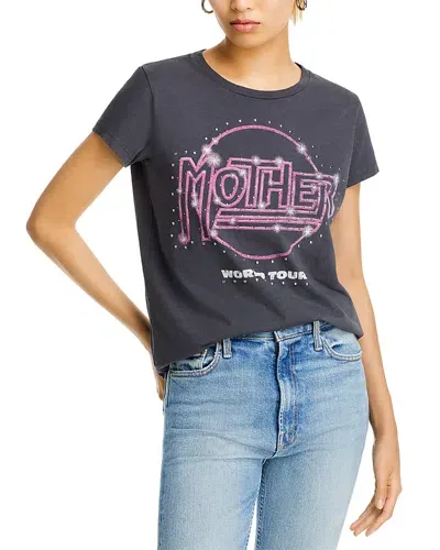 Mother The Boxy Goodie Goodie Graphic Tee In Multi