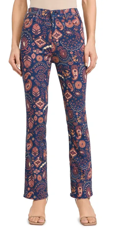 Mother The Hustler Flood Jeans Henna Happiness In Multi