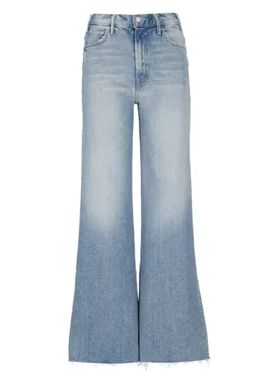 Mother The Hustler Roller Jeans In Blue