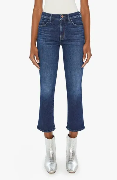 Mother The Insider Crop Ankle Jeans In Blue