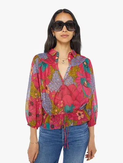 Mother The Wasting Time Henley Psychic Floral Shirt