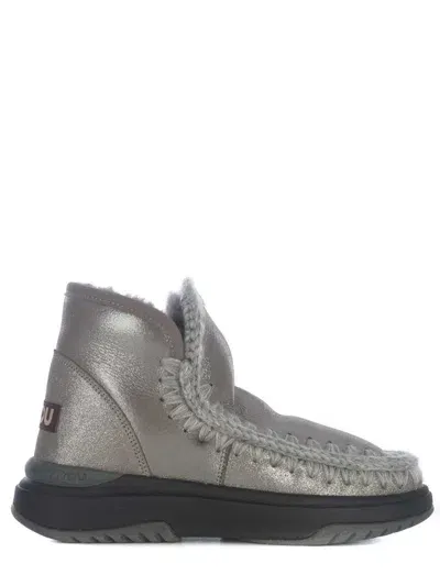 Mou Ankle Boots  Eskimo Jogger Made Of Leather In White