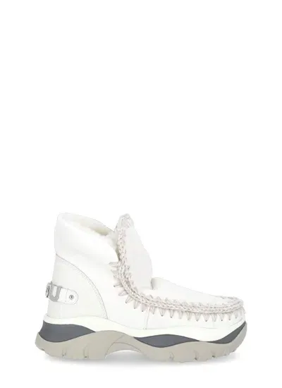 Mou Chunky Eskimo Boots In White