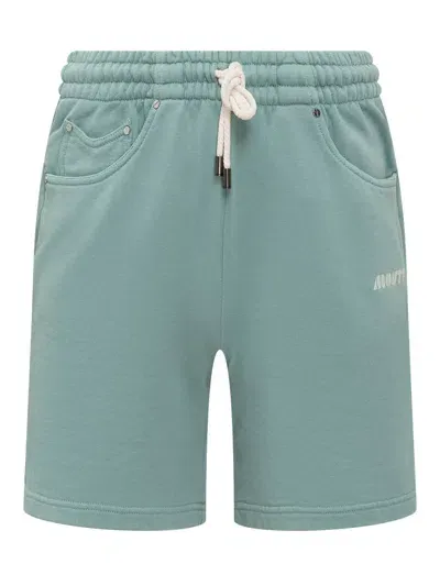 Mouty Shorts With Logo In Green