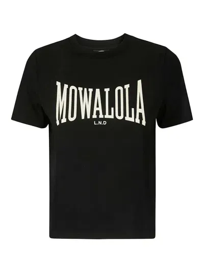 Mowalola Sweat Tee In Black