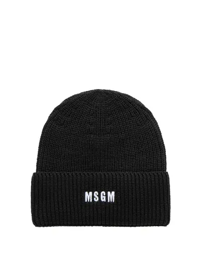 Msgm Hats Black