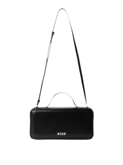 Msgm Clap Medium Bag In Negro