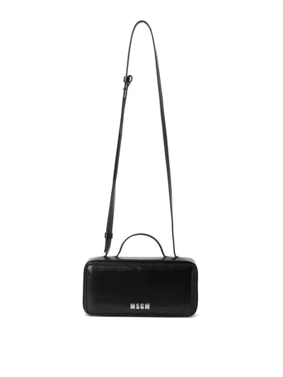 Msgm Clap Small Bag In Negro