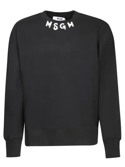 Msgm Sweatshirts In Black