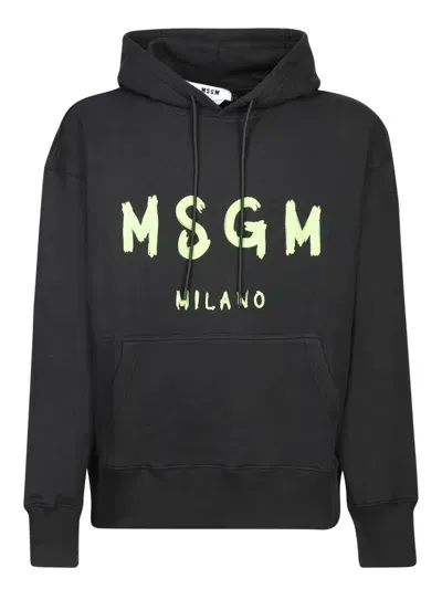 Msgm Sweatshirts In Black