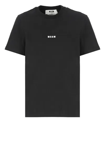 Msgm T-shirts And Polos Black