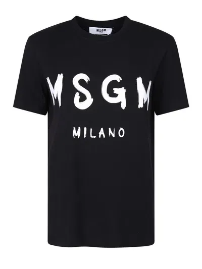 Msgm T-shirts In Black