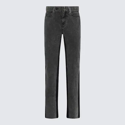 Mugler Jeans Nero In Black