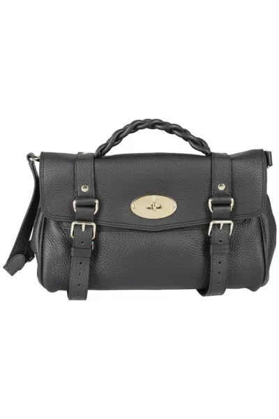 Mulberry Alexa Heavy Grain In Black