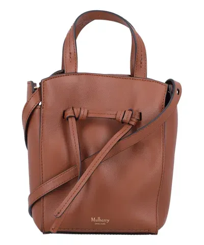 Mulberry Clovelly Mini Handbag In Brown