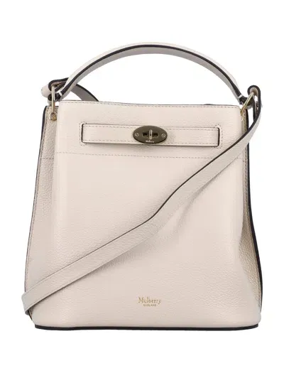 Mulberry Islington Bucket Bag In Chalk