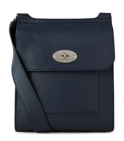 Mulberry Antony Leather Messenger Bag In Night Sky