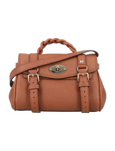 Mulberry Mini Alexa Shoulder Bag In Chestnut