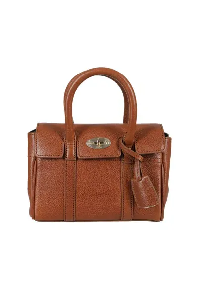 Mulberry Mini Bayswater Nvt In Oak