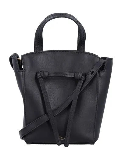 Mulberry Clovelly Mini Tote Bag In Black