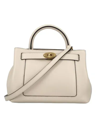 Mulberry Petite Islington Veau Soyeux In Chalk