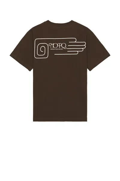 Museum Of Peace And Quiet Free Hand T-shirt In Brown